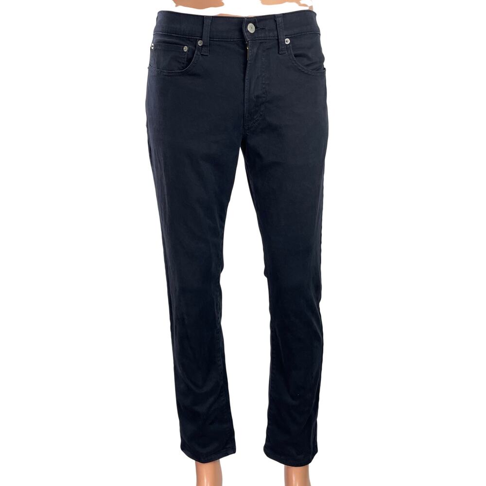 Lucky Brand Men's Black Mid Rise Casual Slim Straight Denim Jeans Size 30x30